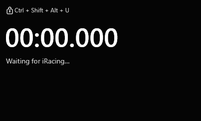 Racing Stint timer overlay I developed